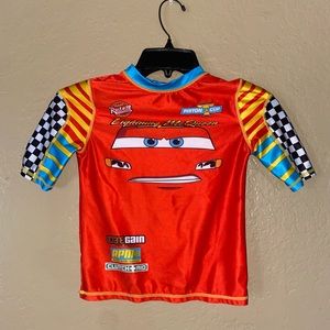 Lightning McQueen swim set for little boys size 7